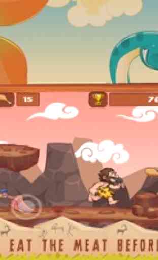 Dino Hunt Simple One touch prehistoric runner game 2