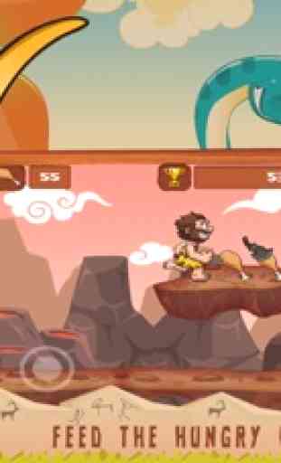 Dino Hunt Simple One touch prehistoric runner game 3