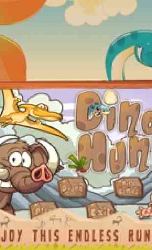 Dino Hunt Simple One touch prehistoric runner game 4