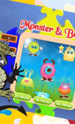 Fantastic Monster And Beasts Cartoon Jigsaw Puzzle 2
