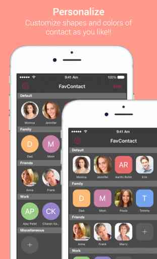 Favourite Contacts Launcher App Lite 4