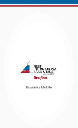 First Intl. Bank & Trust Busi 1