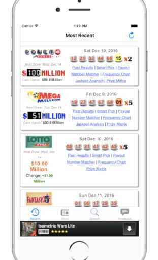 Florida Lottery Results  - FL Lotto 1