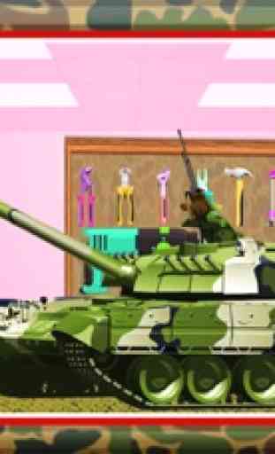 Kids Army Tank Repair – War Tanks Workshop 1
