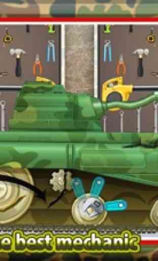 Kids Army Tank Repair – War Tanks Workshop 3