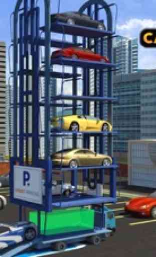 Multi Level Car Parking Crane Driving Simulator 3D 1