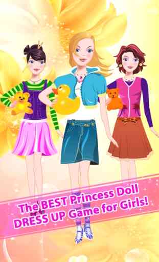 Princess Fantasy Doll Makeover Dress Up Girl Games 1