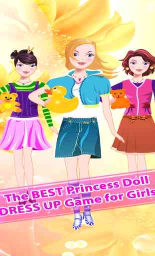 Princess Fantasy Doll Makeover Dress Up Girl Games 4