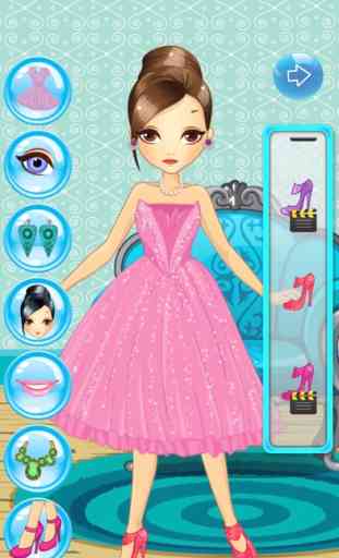 Princess Girls Dress up and Make up Makeover Game 2