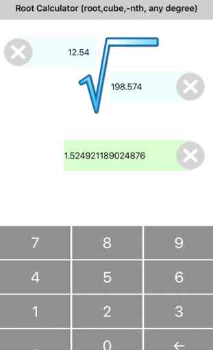 Root of any degree Calculator 1