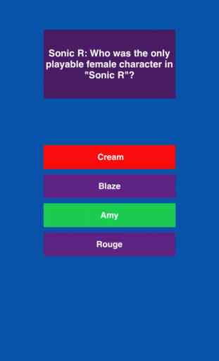 Trivia for Sonic The Hedgehog - Free Fun Quiz 4