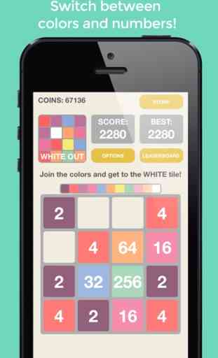 2048: White Out - The Best Color, Tile, And Merge Puzzle For All Ages! 2