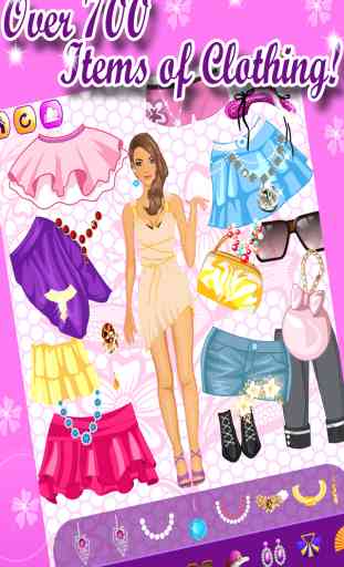 A Beauty Girl Fashion Dress Up Game FREE  - Fun Princess Model Makeover Salon Game for Girls and Kids 2