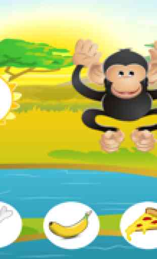 A Feed The Cool Safari Animals Kids Game – Free Interactive Experience To Learn About Good Nutrition 3