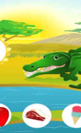A Feed The Cool Safari Animals Kids Game – Free Interactive Experience To Learn About Good Nutrition 4