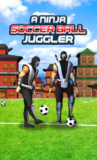 A Ninja Soccer Ball Juggler: Win the FootBall Cup With Big 3D Ninjas Game 1