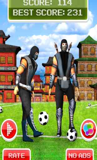 A Ninja Soccer Ball Juggler: Win the FootBall Cup With Big 3D Ninjas Game 4