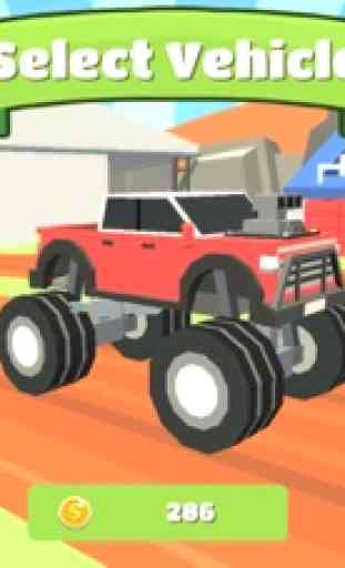 Blocky Monster - Highway Truck Games 1