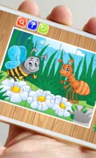 Bug Bird Animal Jigsaw Puzzle Fun For Kid Toddlers 2