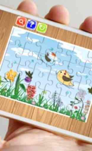Bug Bird Animal Jigsaw Puzzle Fun For Kid Toddlers 3