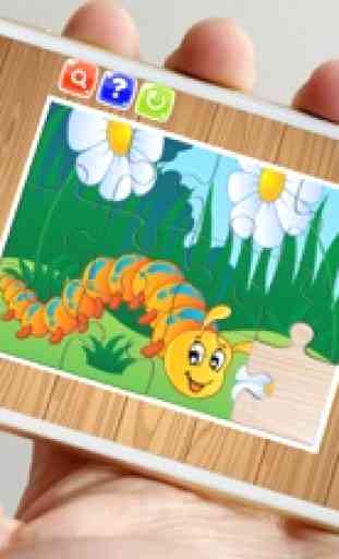 Bug Bird Animal Jigsaw Puzzle Fun For Kid Toddlers 4