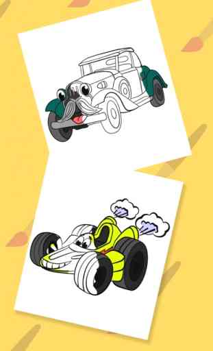 Cars coloring book & drawing 2