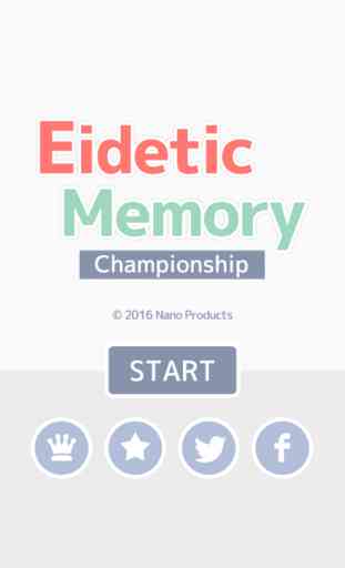 Eidetic Memory Championship 2