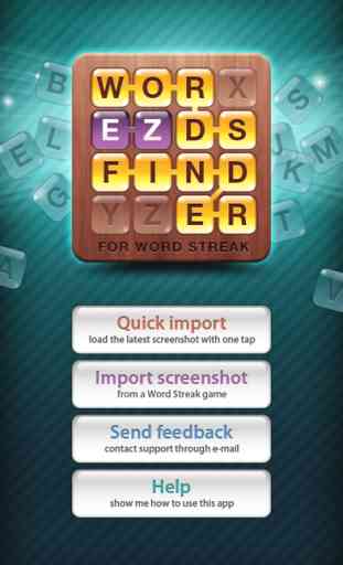EZ Words Finder - cheat for Word Streak game 1