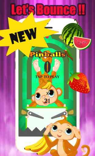 Pinball Arcade - Monkey vs Banana For Kids 1
