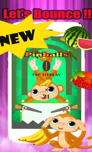 Pinball Arcade - Monkey vs Banana For Kids 4
