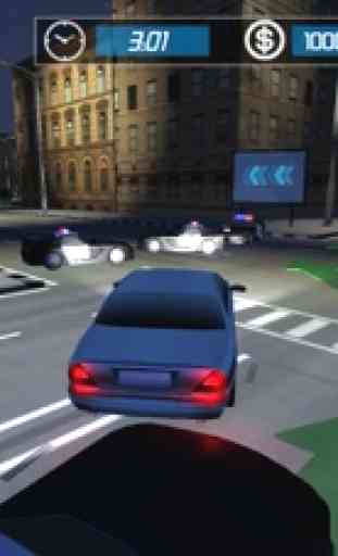 Police Car Escape 3D: Night Mode Racing Chase Game 1