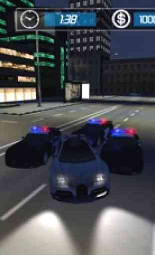 Police Car Escape 3D: Night Mode Racing Chase Game 2