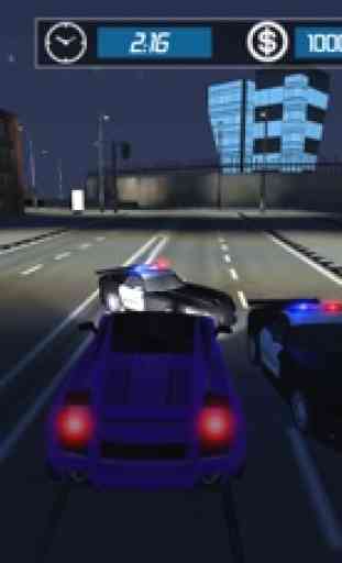 Police Car Escape 3D: Night Mode Racing Chase Game 3