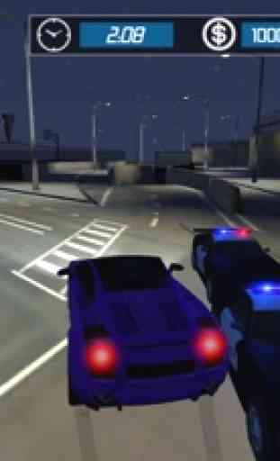 Police Car Escape 3D: Night Mode Racing Chase Game 4