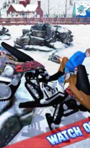 Snowmobile Crazy Crash Derby 3D 2
