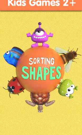 Sorting Shapes: Toddler Kids Games for girls, boys 1