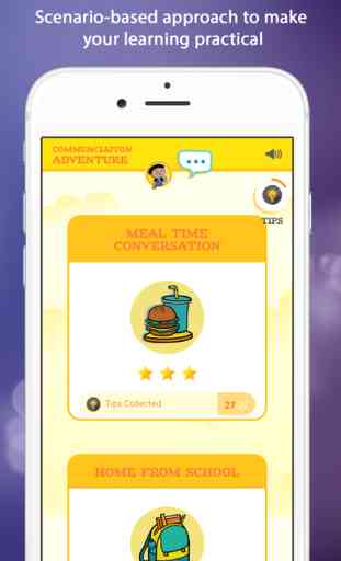 Communication Adventure - An app for communication training for caregivers of children with complex communication needs 2