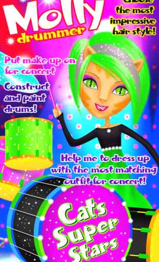 Crazy Cats Super Stars - Animal Pop Music Band Hair & Style Makeover 3