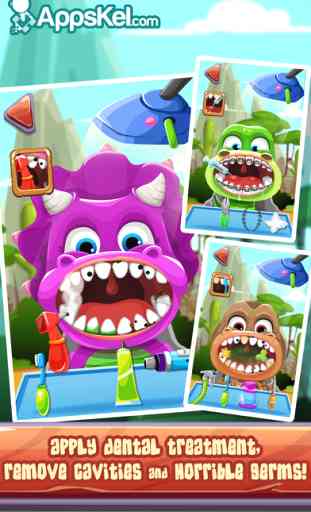 Crazy Nick's Dinosaur Dentist – T-Rex Dentistry Games for Kids Free 2