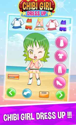 Cute anime girl creator dress-up - Chibi japanese make-up avatar characters kids Games 4