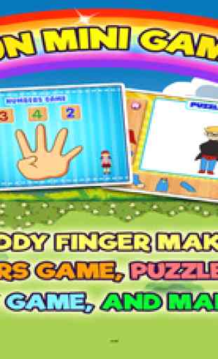 Daddy Finger - Fun Family Sing Along Song For Toddler & Preschool Kids By Purple Cow 4