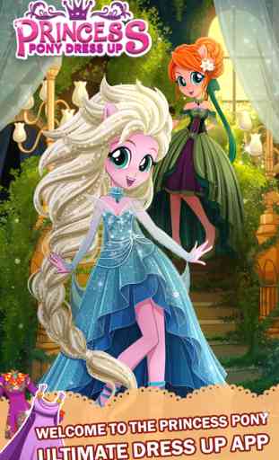 Descendants of Princess Pony Girl - For Equestria girls and ever after dress-up game 1