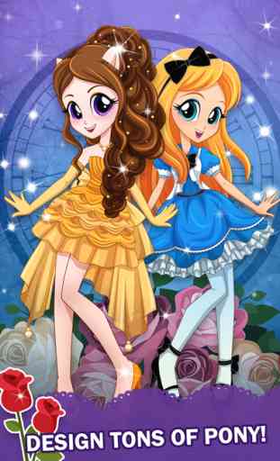 Descendants of Princess Pony Girl - For Equestria girls and ever after dress-up game 3