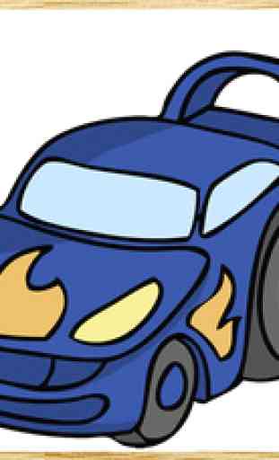 Color cars - car coloring games 3