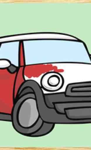 Color cars - car coloring games 4
