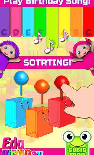 Color Sorting Preschool Games-EduBirthday Free 1
