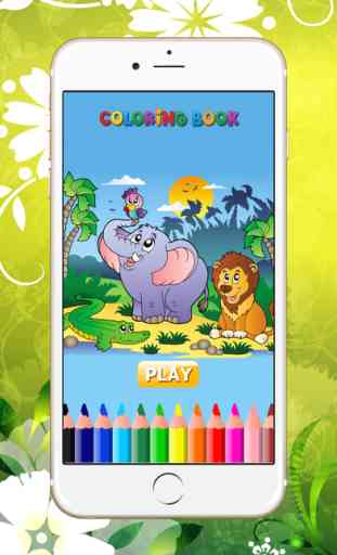 Coloring Book Animal of Africa: Free Game for Kids 1