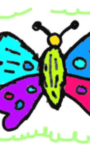 Coloring Book: Butterfly ! FREE Coloring Pages for Toddlers 4