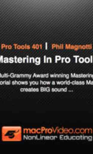 Course For Pro Tools 8 401 - Mastering In Pro Tools 1