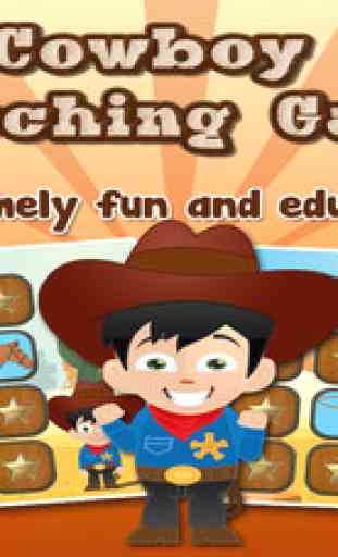 Cowboy Matching and Learning Game for Kids 2